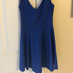 Blue cocktail dress